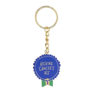 Kicking Cancer's Ass Keychain