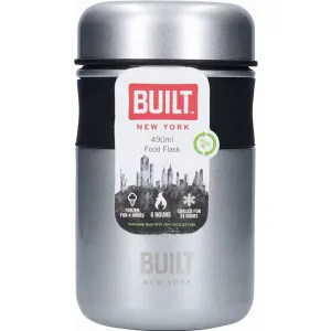 Kitchen Craft Built 490ml Food Jar Silver & Black