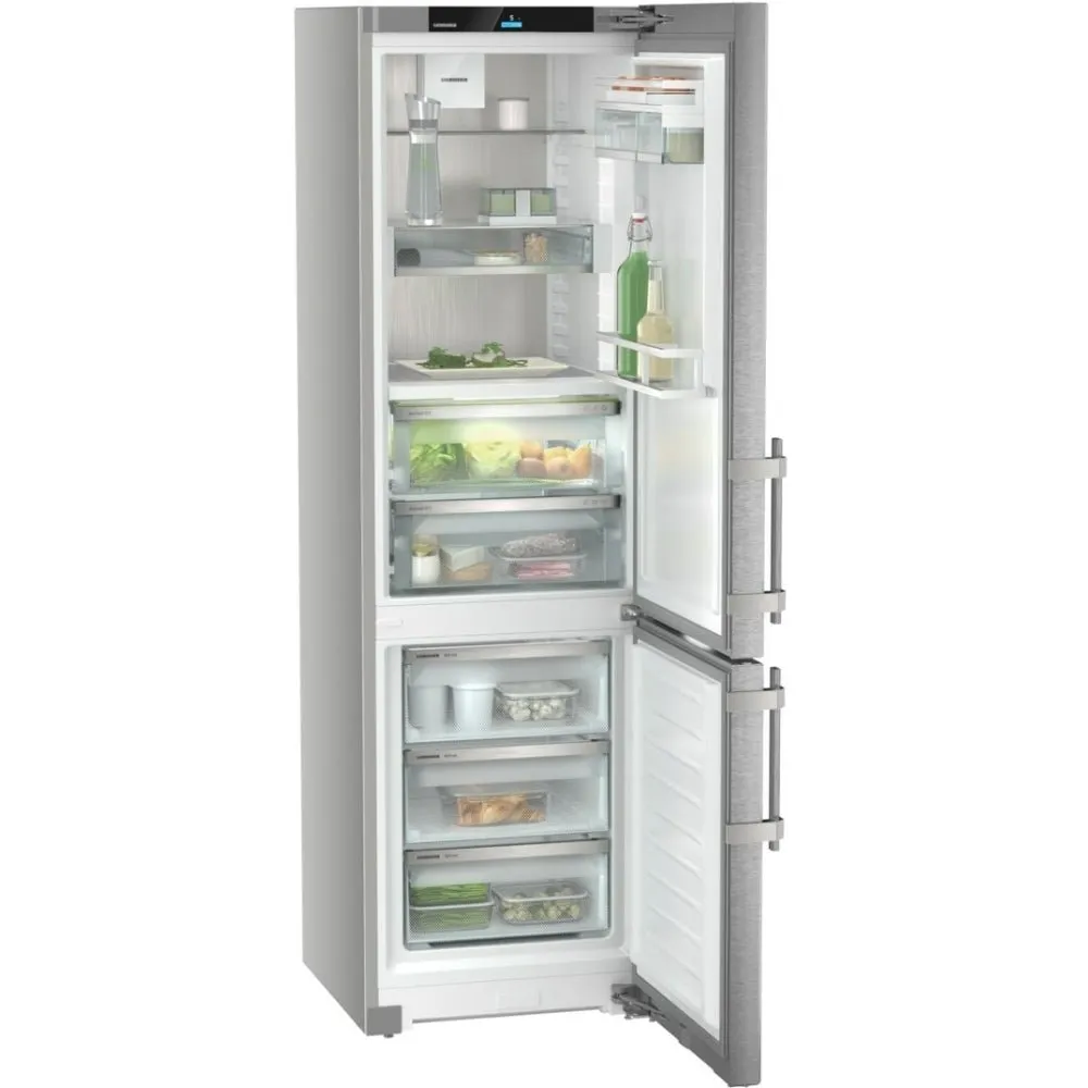 Liebherr CBNsdb 575i No Frost Fridge Freezer, 70/30, Silver, B Rated