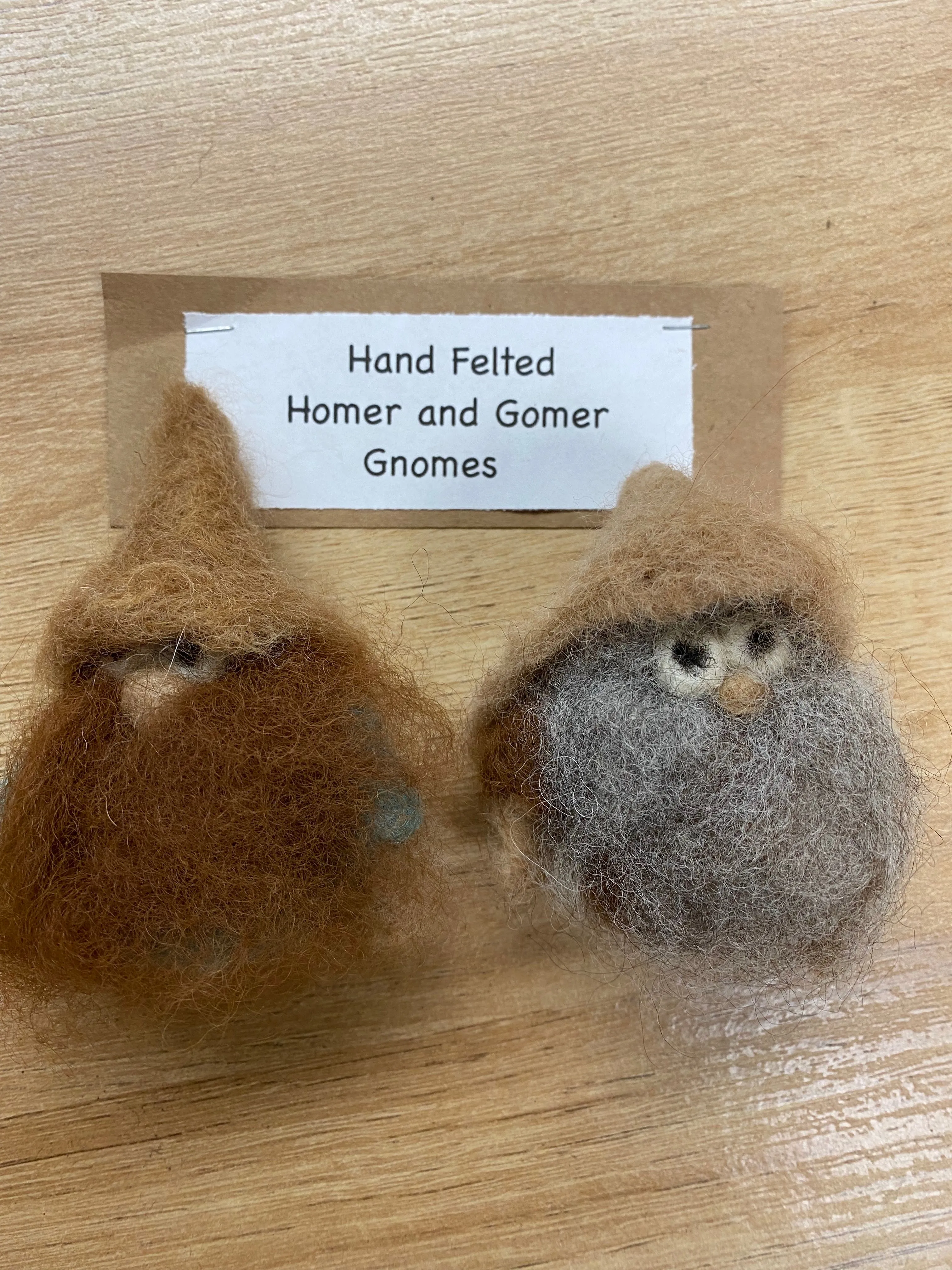 Locally Made Needle Felted Figures (NY)