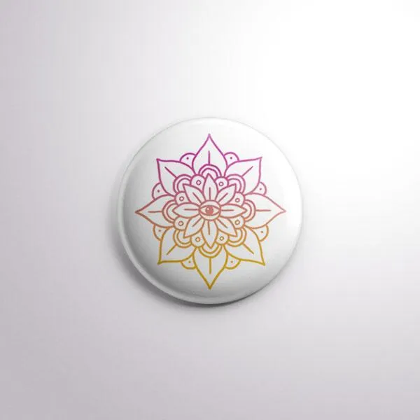 Lotus Mandala | x4 Pin Button Set