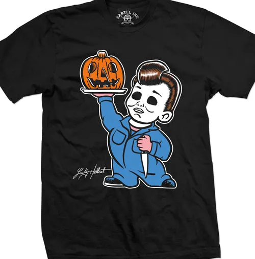 Lucky Hellcat Halloween Michael Unisex T-Shirt