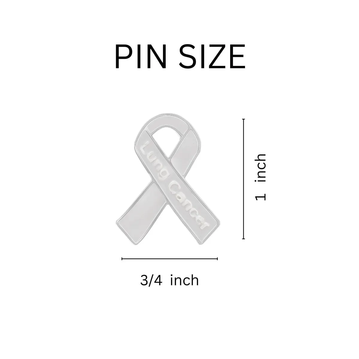 Lung Cancer Awareness Pins