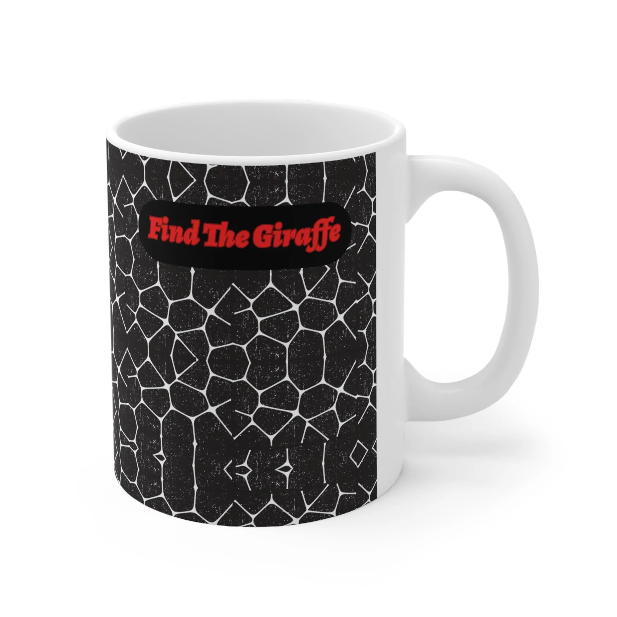 Magic Eye: Find The Giraffe Mug. Fun Mug, Giraffe Mug, Magic Mug, Puzzle Mug, ADHD, Coffee Mug, Birthday Gift, Gift For Him, Gift For Her