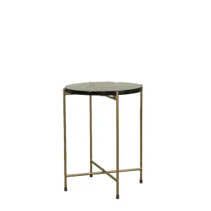 Marla side table 37x37 cm. smoke