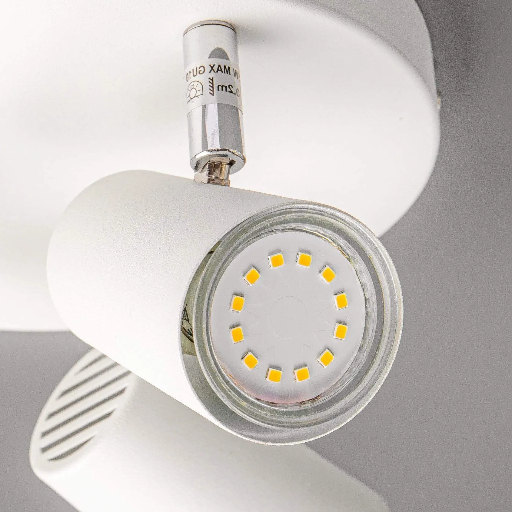 Marseille Triple Spotlight White Ceiling Light