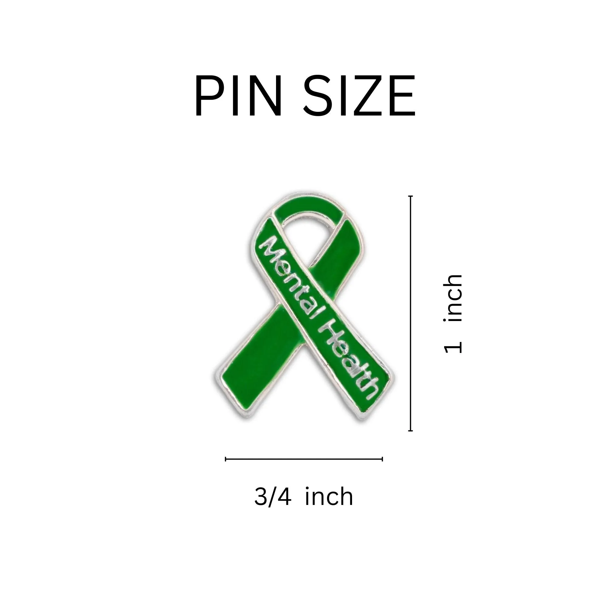 Mental Health Awareness Ribbon Pins