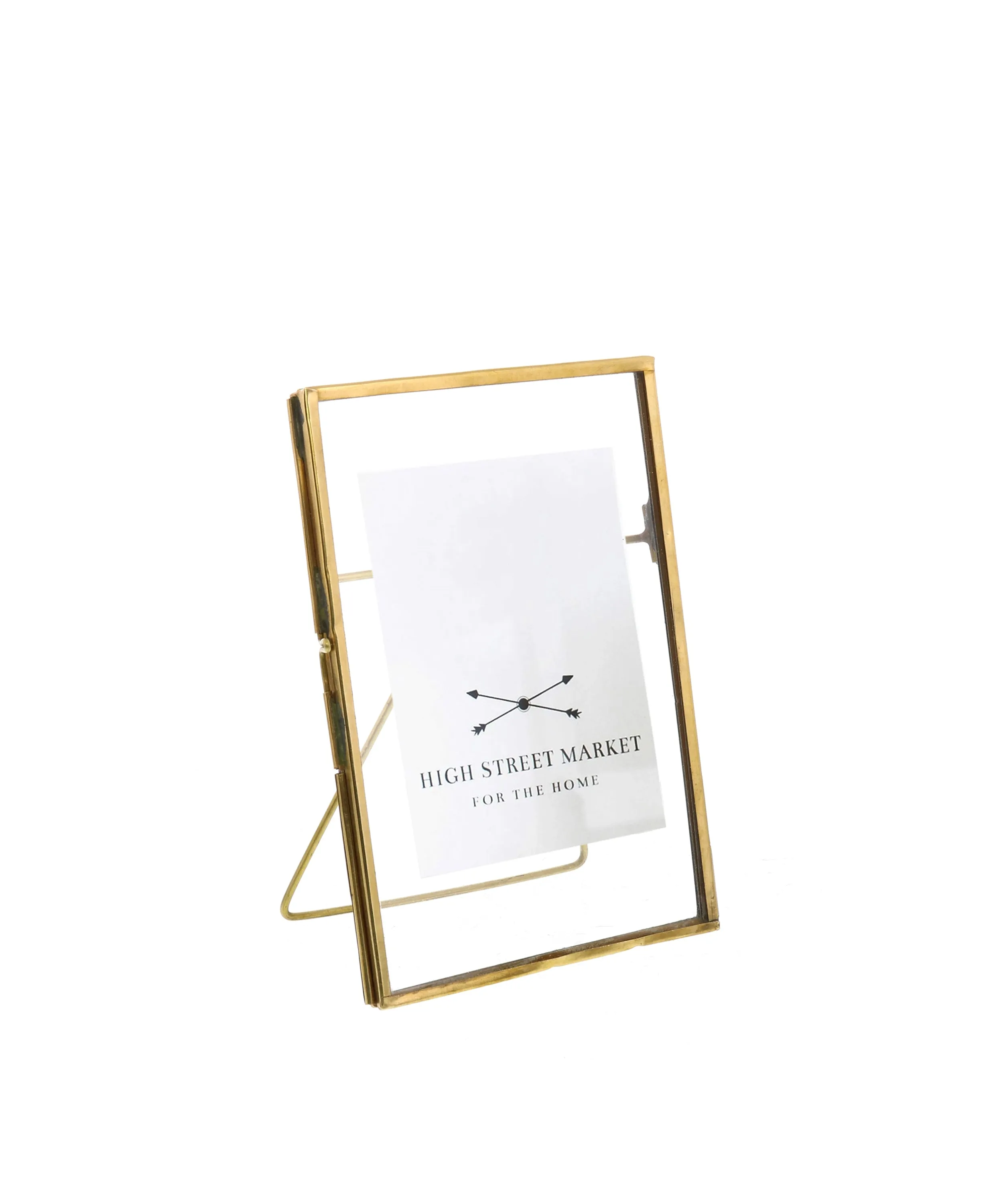 Monarch Easel 4" x 6" Vertical Frame, Brass