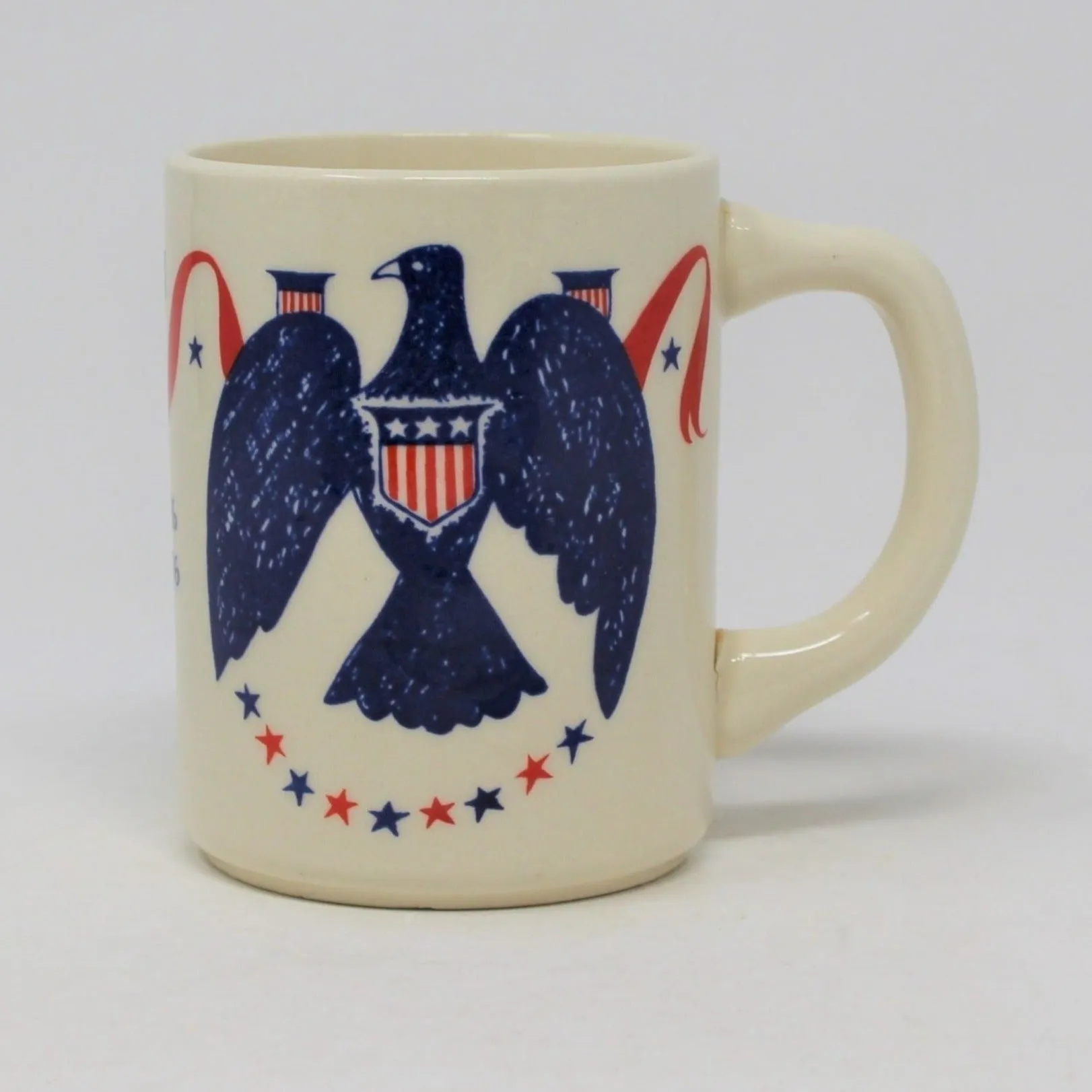 Mug, Berggren Trayner, Bicentennial Blue Eagle, 1976, Vintage, USA