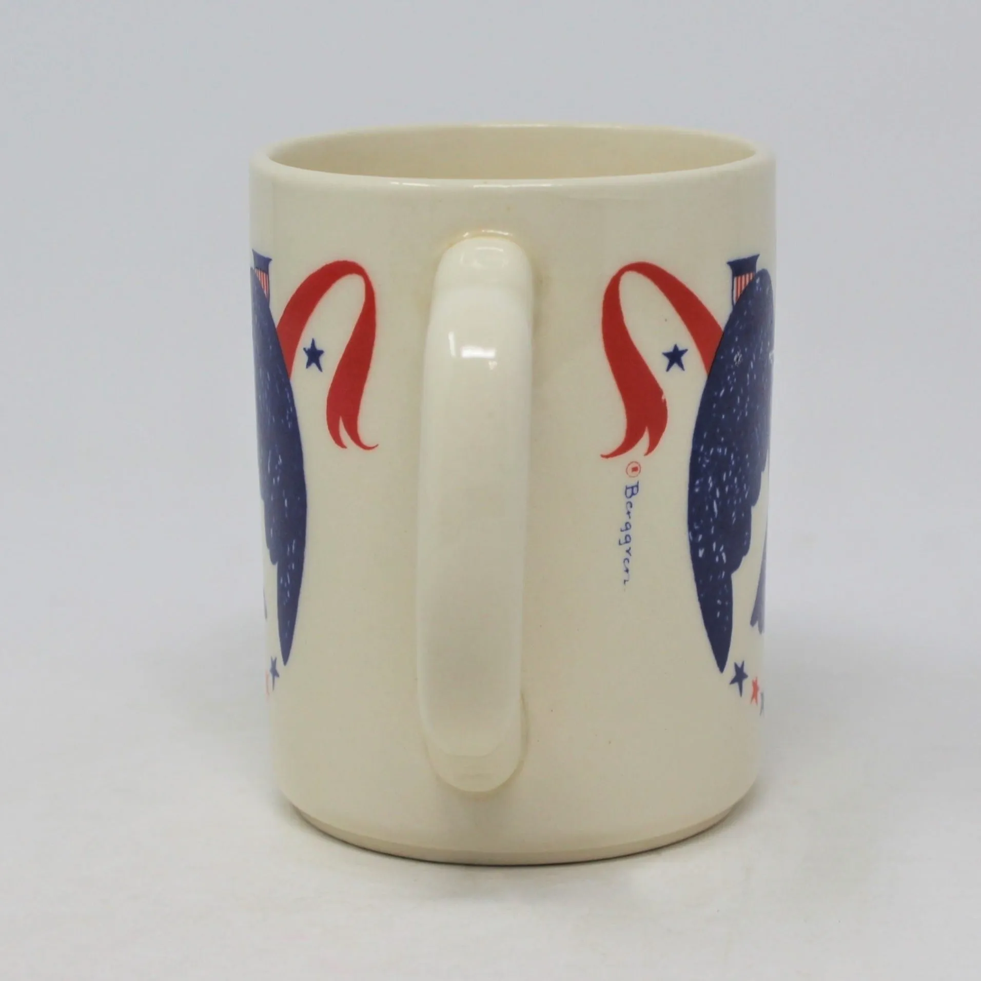 Mug, Berggren Trayner, Bicentennial Blue Eagle, 1976, Vintage, USA