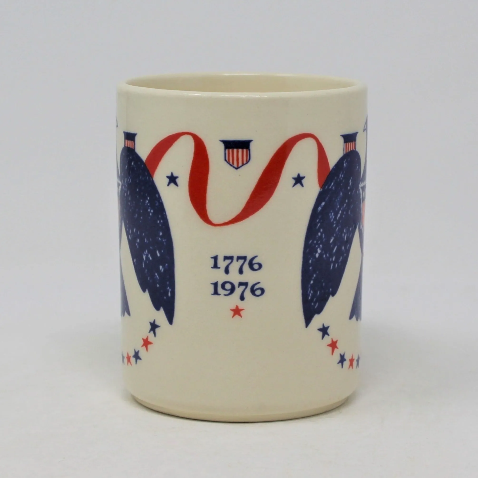 Mug, Berggren Trayner, Bicentennial Blue Eagle, 1976, Vintage, USA