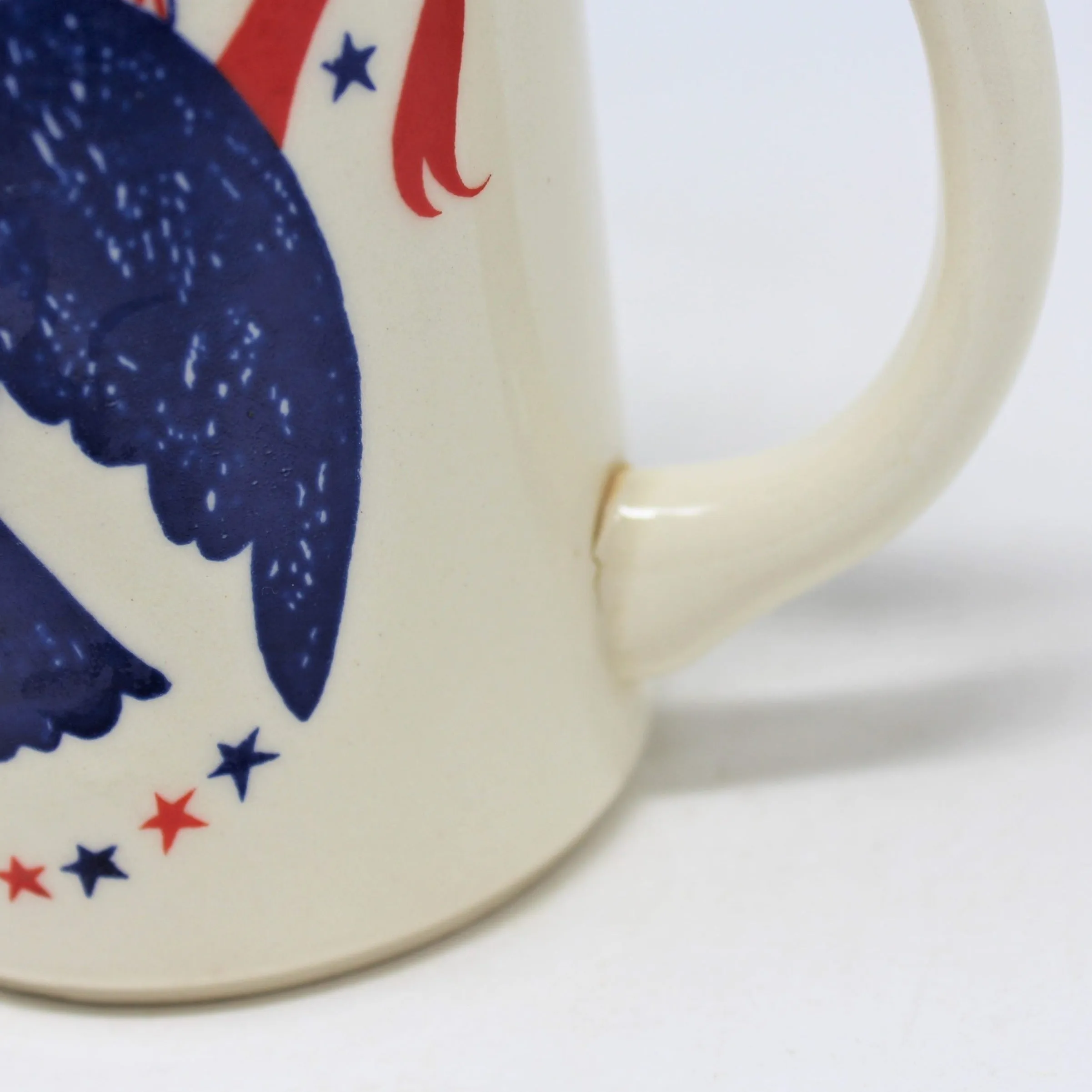 Mug, Berggren Trayner, Bicentennial Blue Eagle, 1976, Vintage, USA