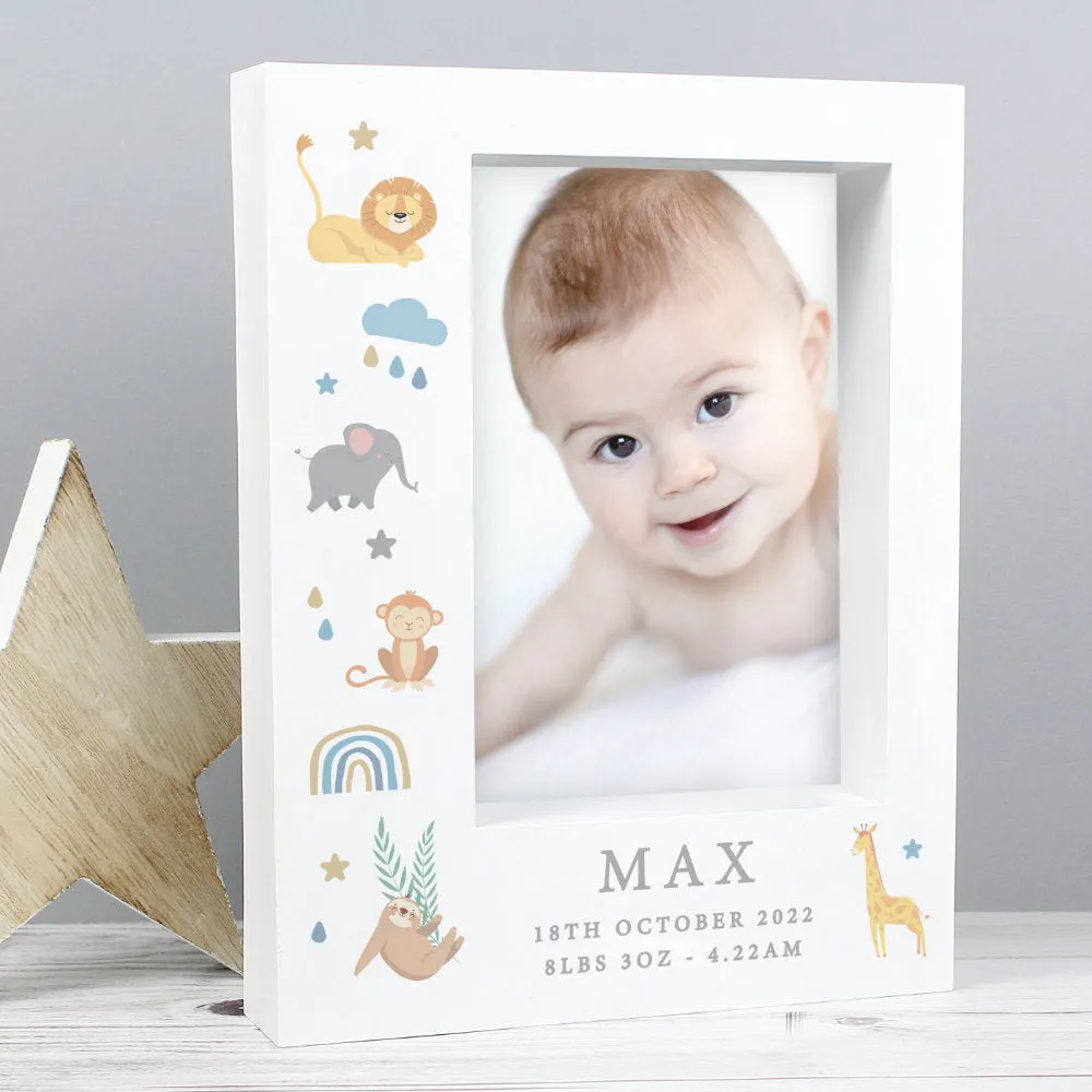 Personalised Photo Frame - Safari Animals