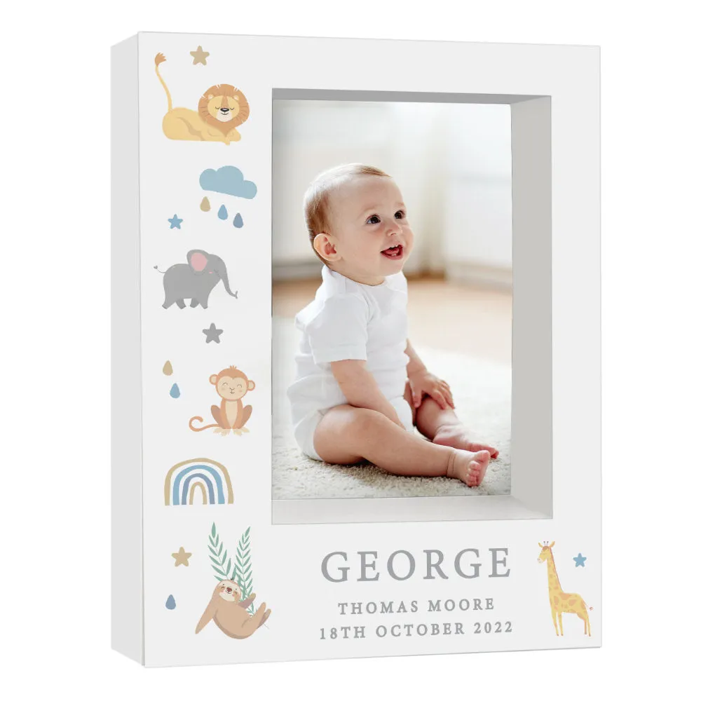 Personalised Photo Frame - Safari Animals