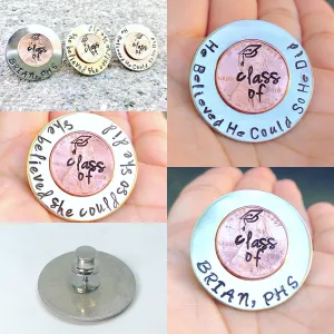 Personalized Graduation Pins