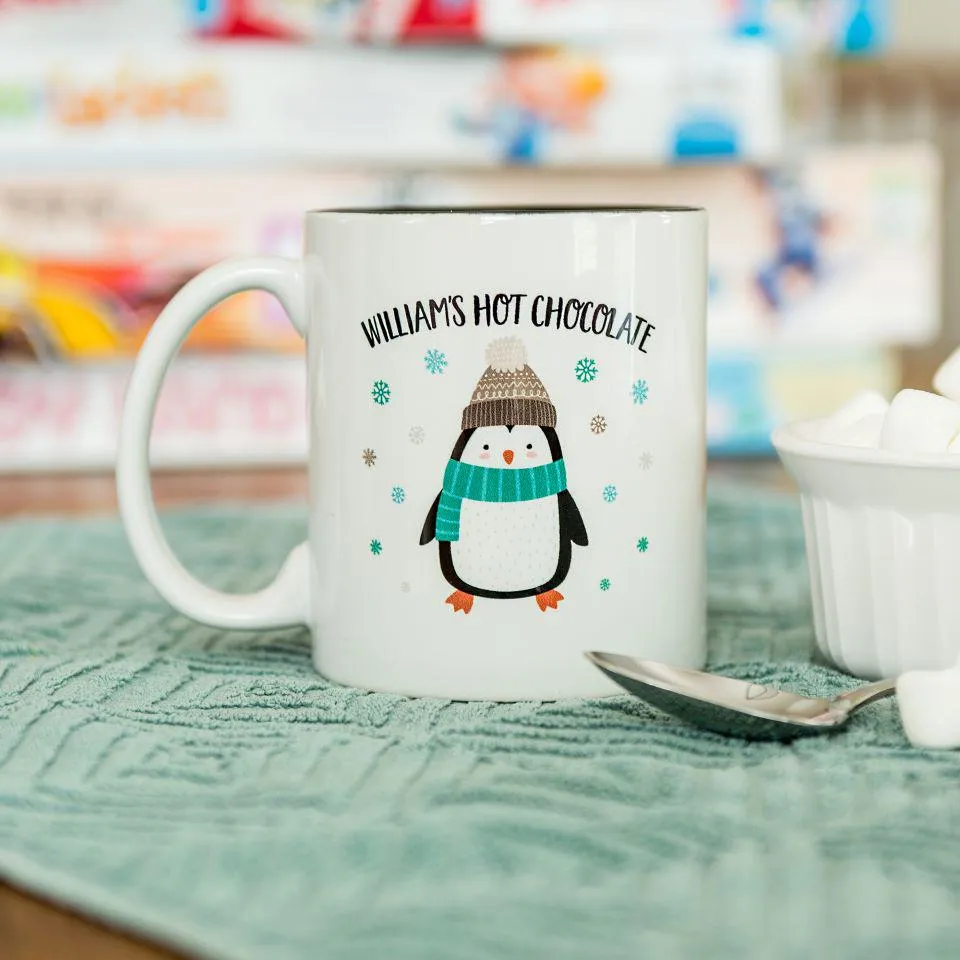 Personalized Kids Snowman Hot Chocolate Mugs