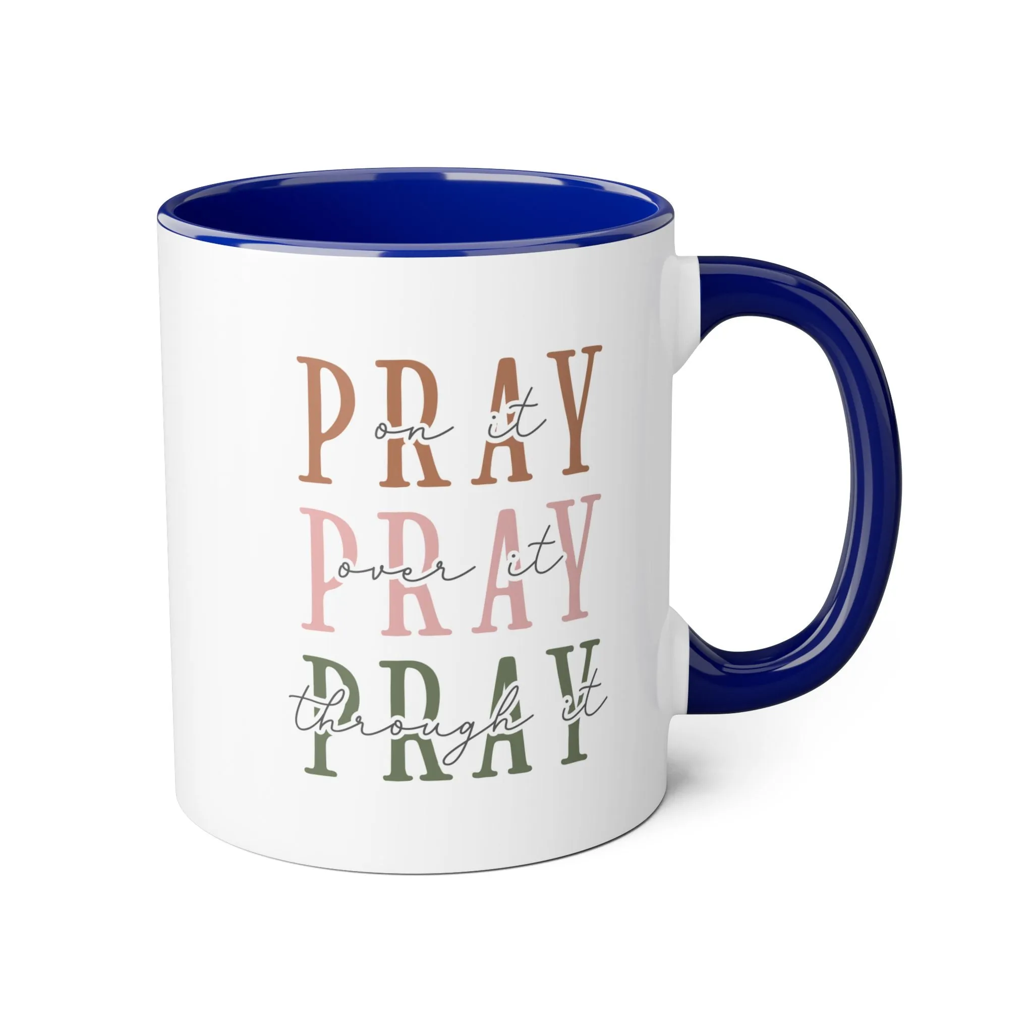 Pray Accent Mugs, 11oz