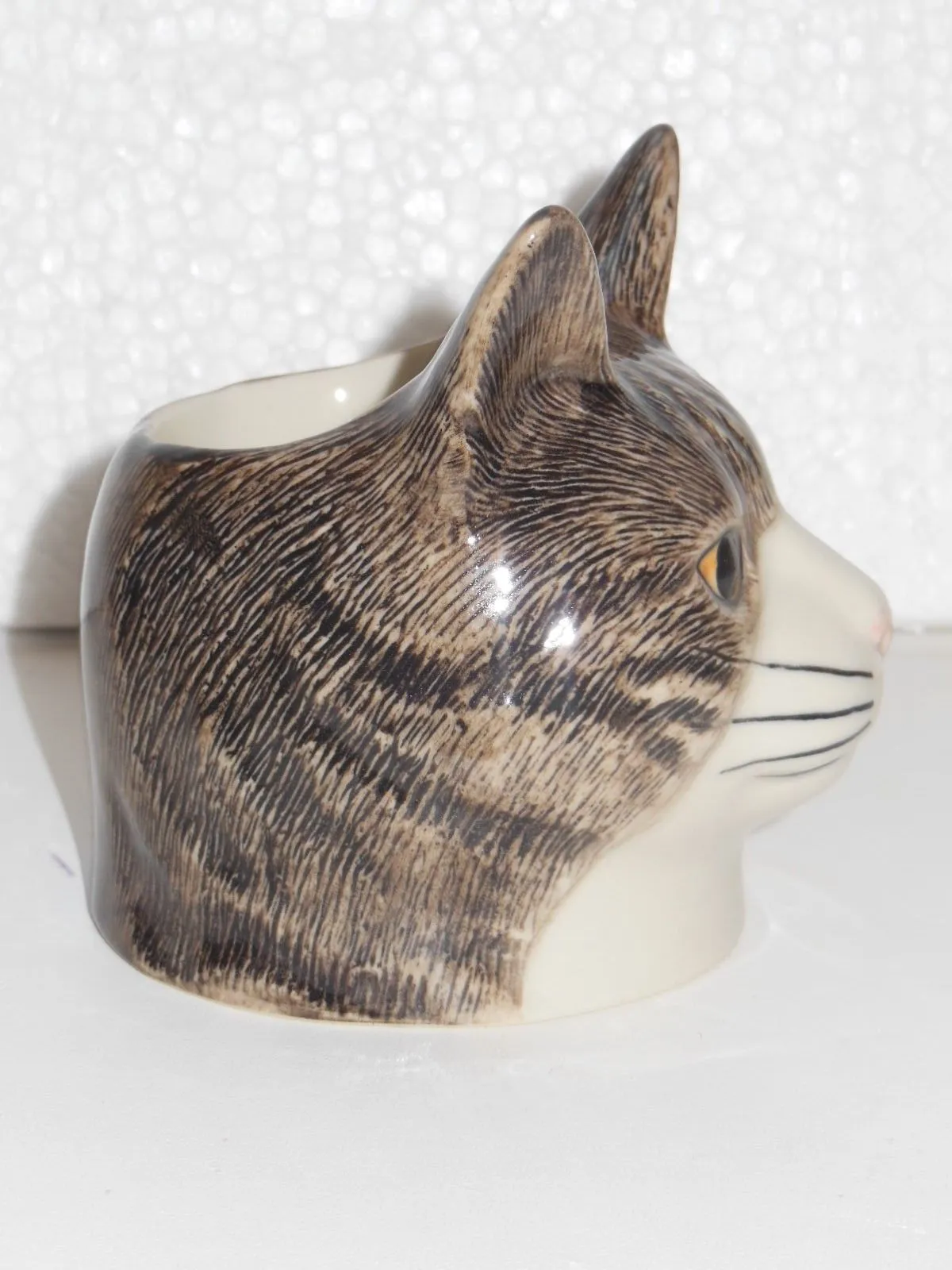 Quail Ceramics: Face Egg Cup: Cat - Millie