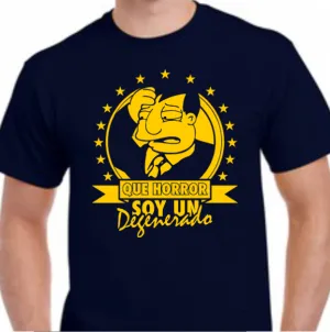 Que Horror soy un degenerado! Alcalde Diamante T-shirt | Blasted Rat