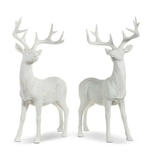 Raz Imports 2023 Winter Frost 17.75" Deer, Asst of 2