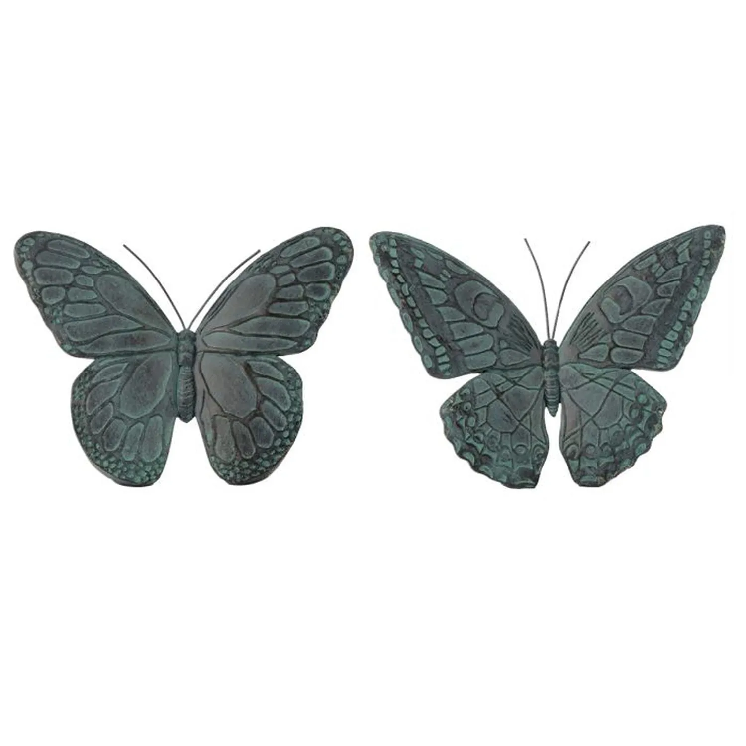 Regency Resin 'Wood' Butterfly 7.5", Set Of 2, Assortment