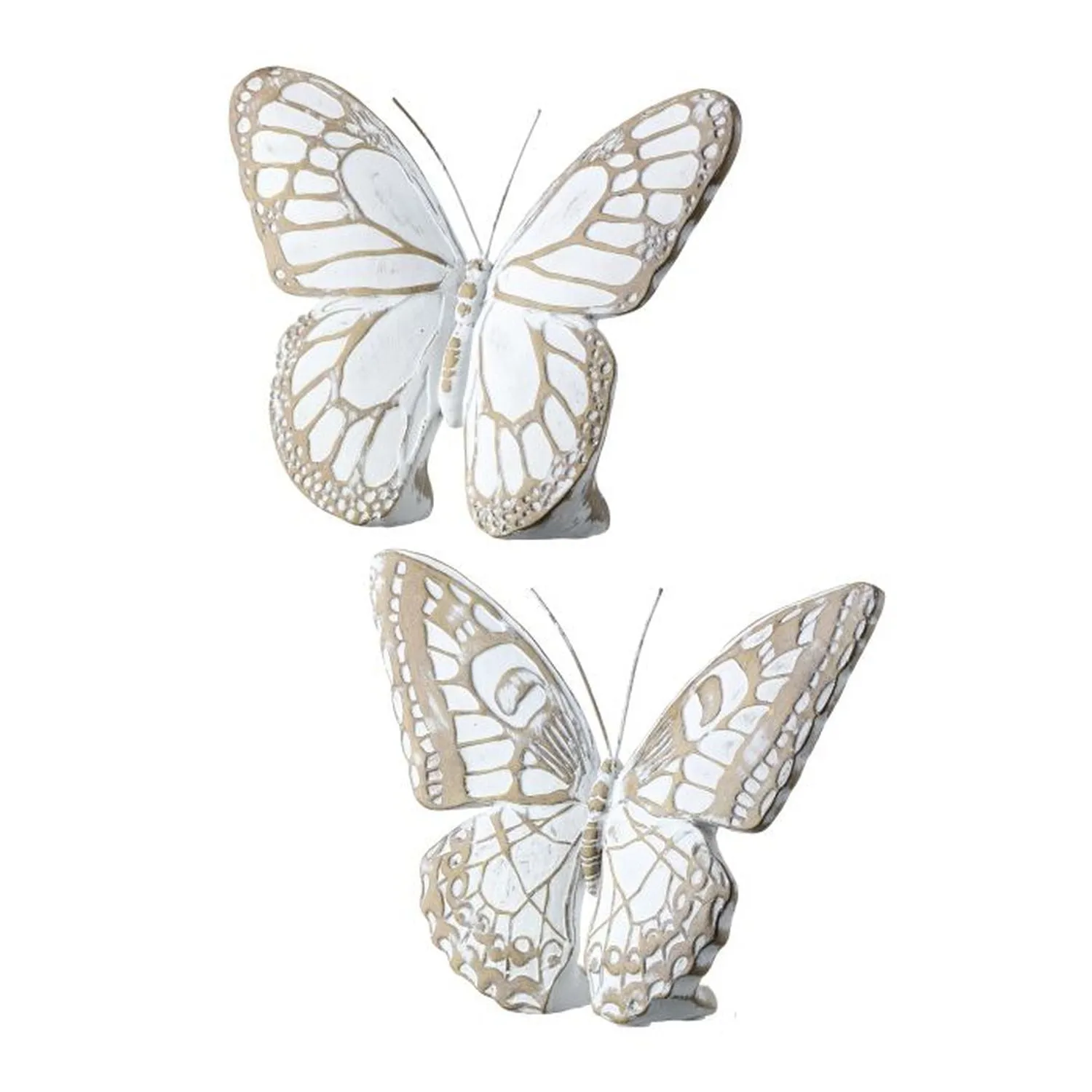 Regency Resin 'Wood' Butterfly 7.5", Set Of 2, Assortment