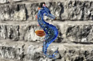 Seahorse with Cremation Ash