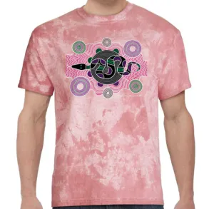 Serpent Colour Blast T-Shirt by Meleisa Cox (Clay)