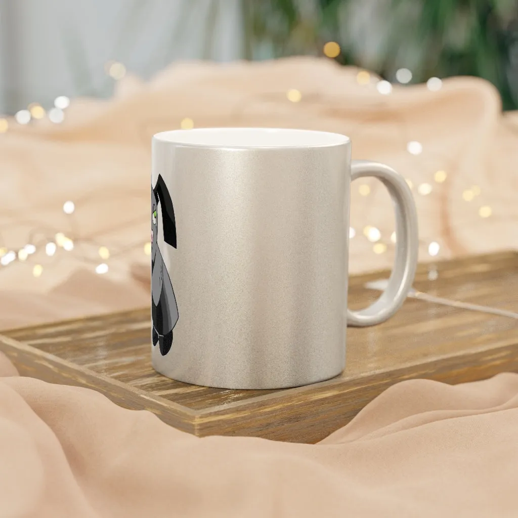 Snaughtnaut Metallic Mug (Silver / Gold)