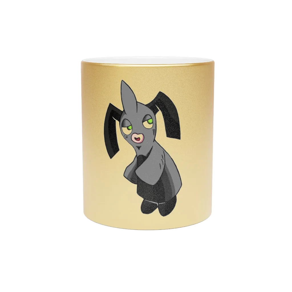 Snaughtnaut Metallic Mug (Silver / Gold)