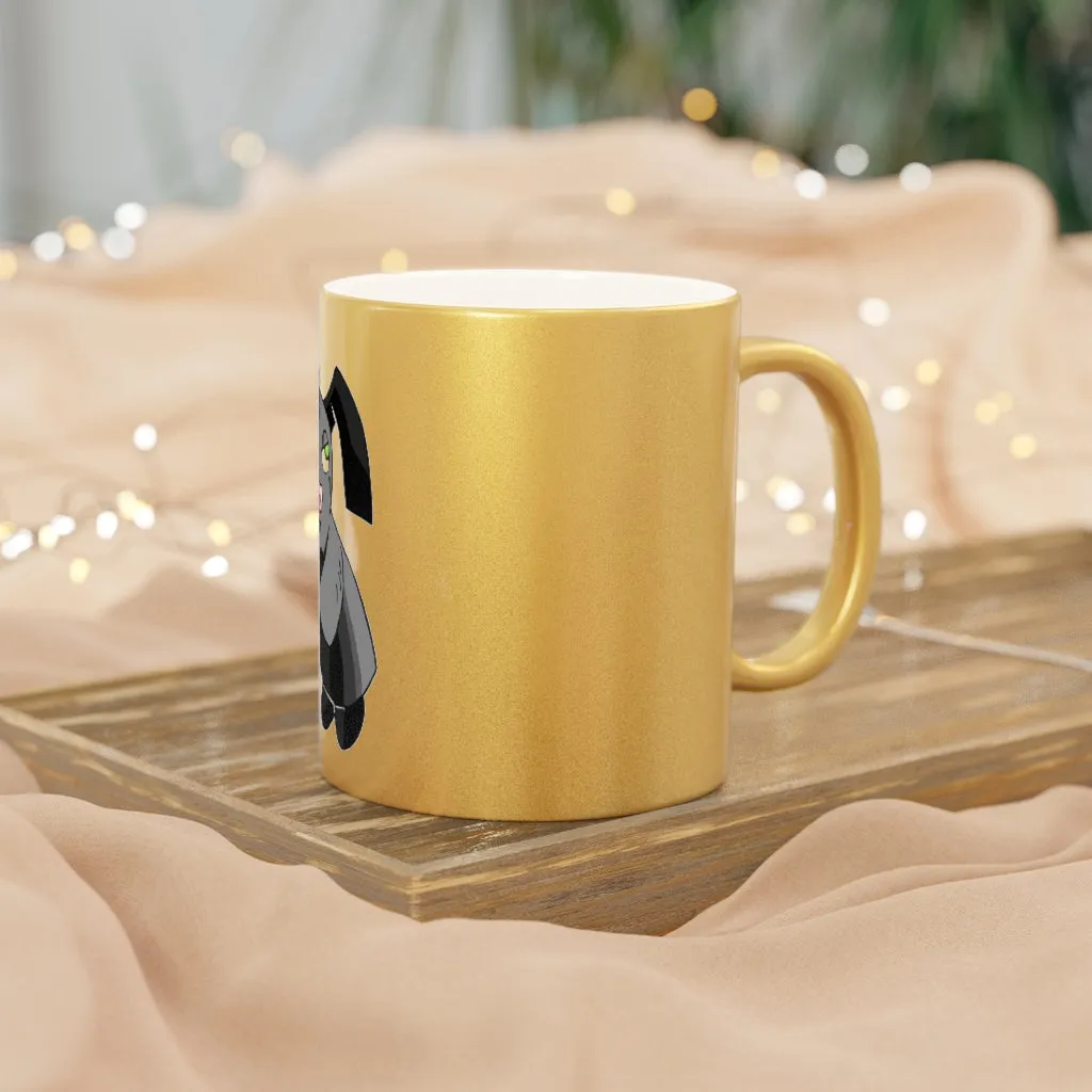 Snaughtnaut Metallic Mug (Silver / Gold)