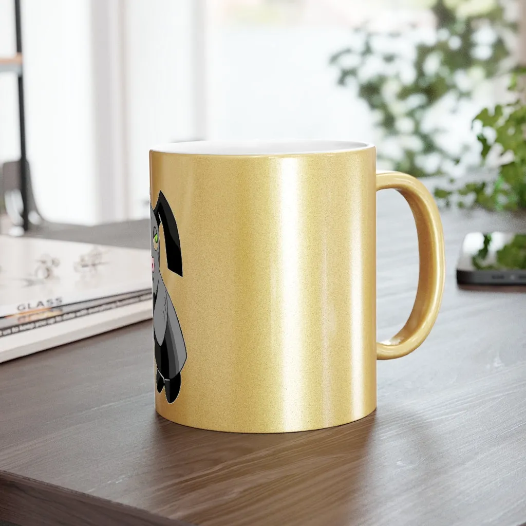 Snaughtnaut Metallic Mug (Silver / Gold)