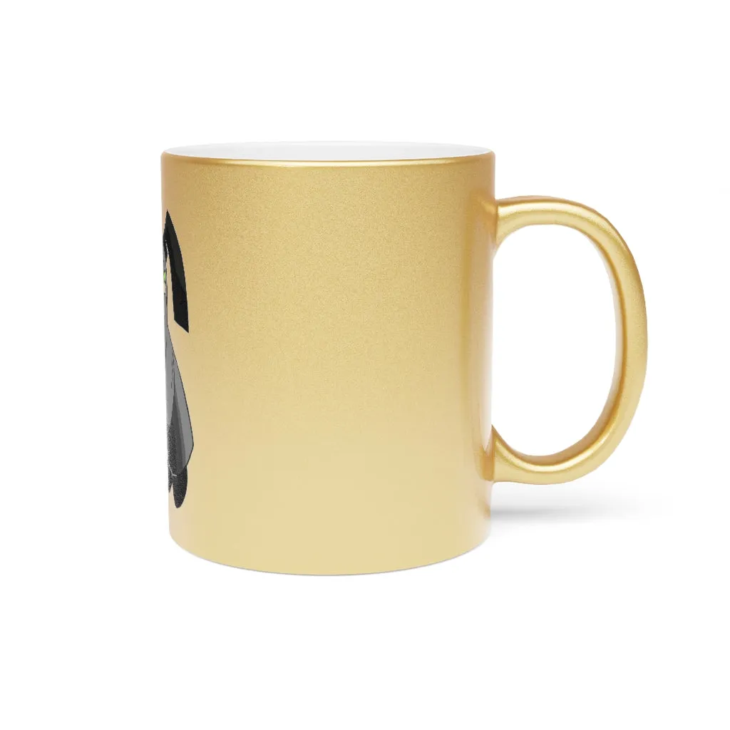 Snaughtnaut Metallic Mug (Silver / Gold)