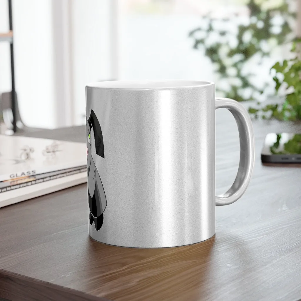 Snaughtnaut Metallic Mug (Silver / Gold)