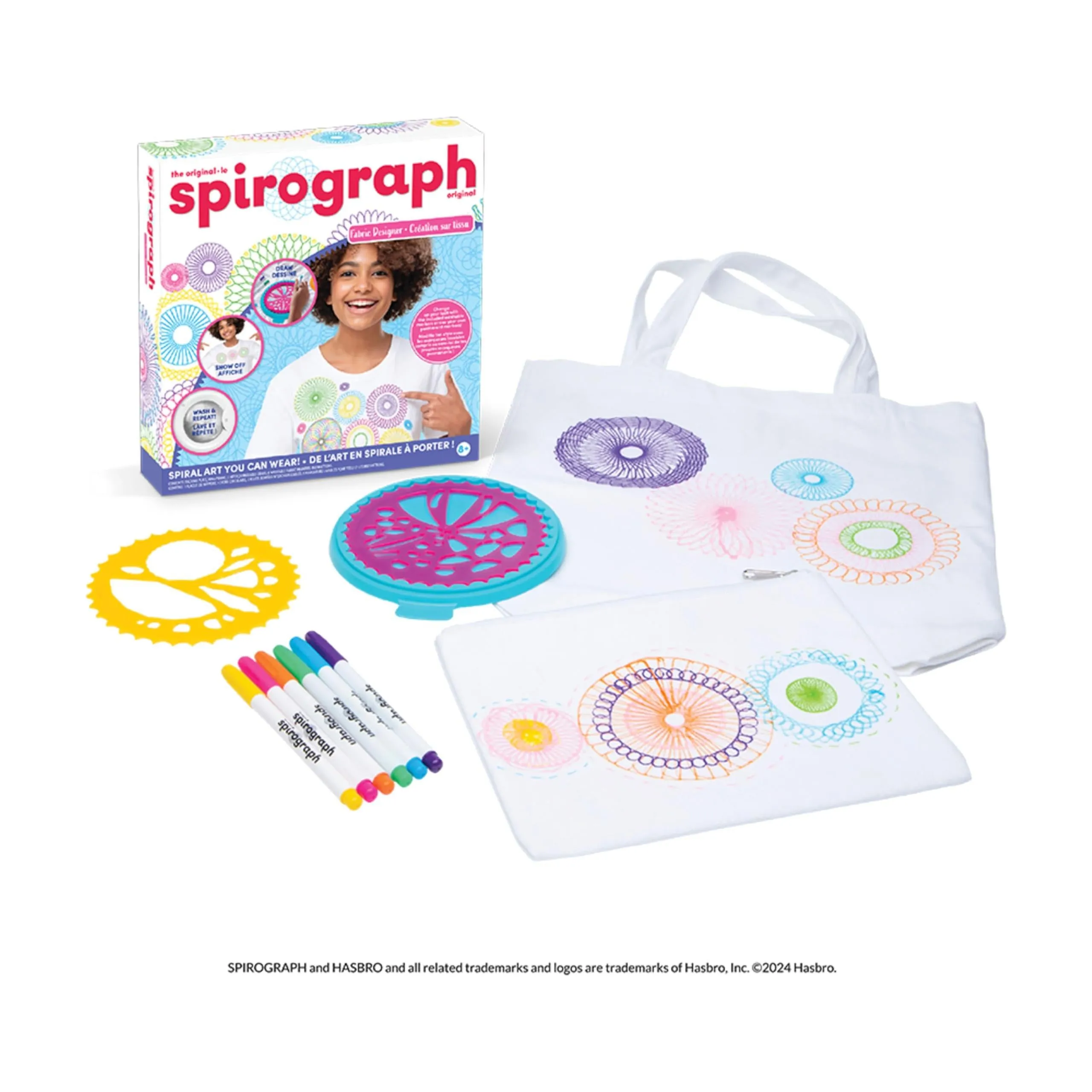 Spirograph Fabric Designer