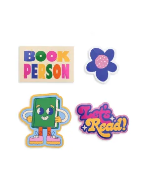 Stick with It! Big Vinyl Stickers Pack - Book Person