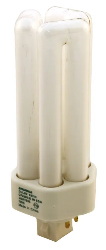 Sylvania 20881 Compact Fluorescent Bulb, 26 W, T4 Lamp, GX24Q-3 Lamp Base, 1501 Lumens, 3500 K Color Temp :EA: QUANTITY: 1