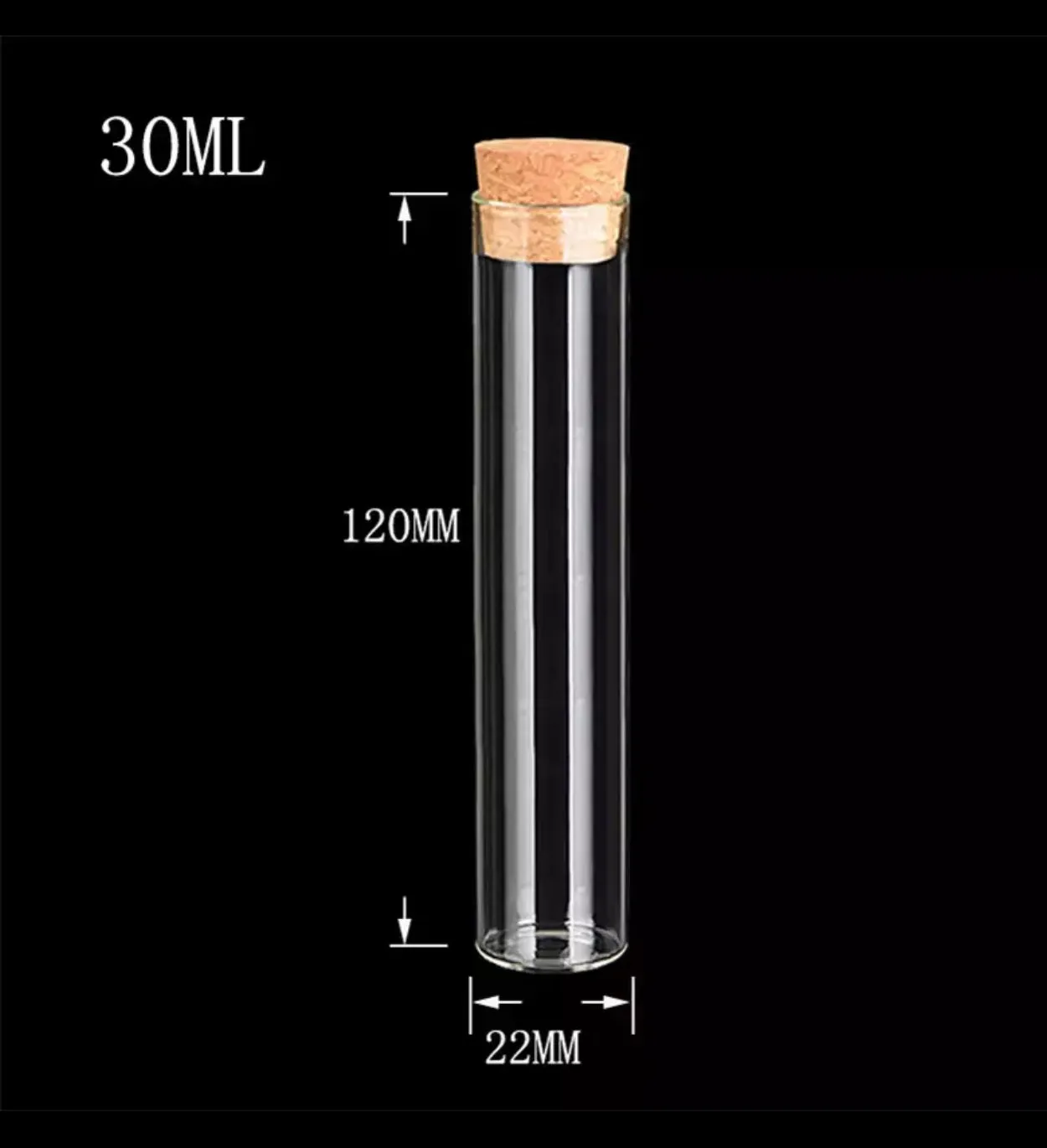 TEST TUBE GLASS  30ml