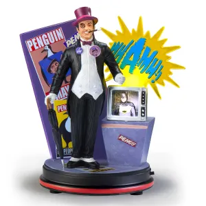 The Bradford Exchange Batman Classic TV Series Figurine Collection Issue #5: 'Penguin' Illuminated Figurine Handcrafted with Iconic Details 7.5-Inches