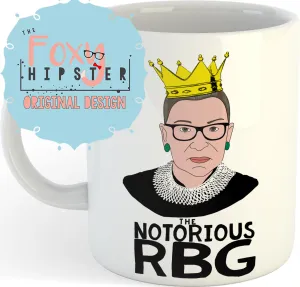 The Notorious RBG, Ruth Bader Ginsburg 11oz coffee mug