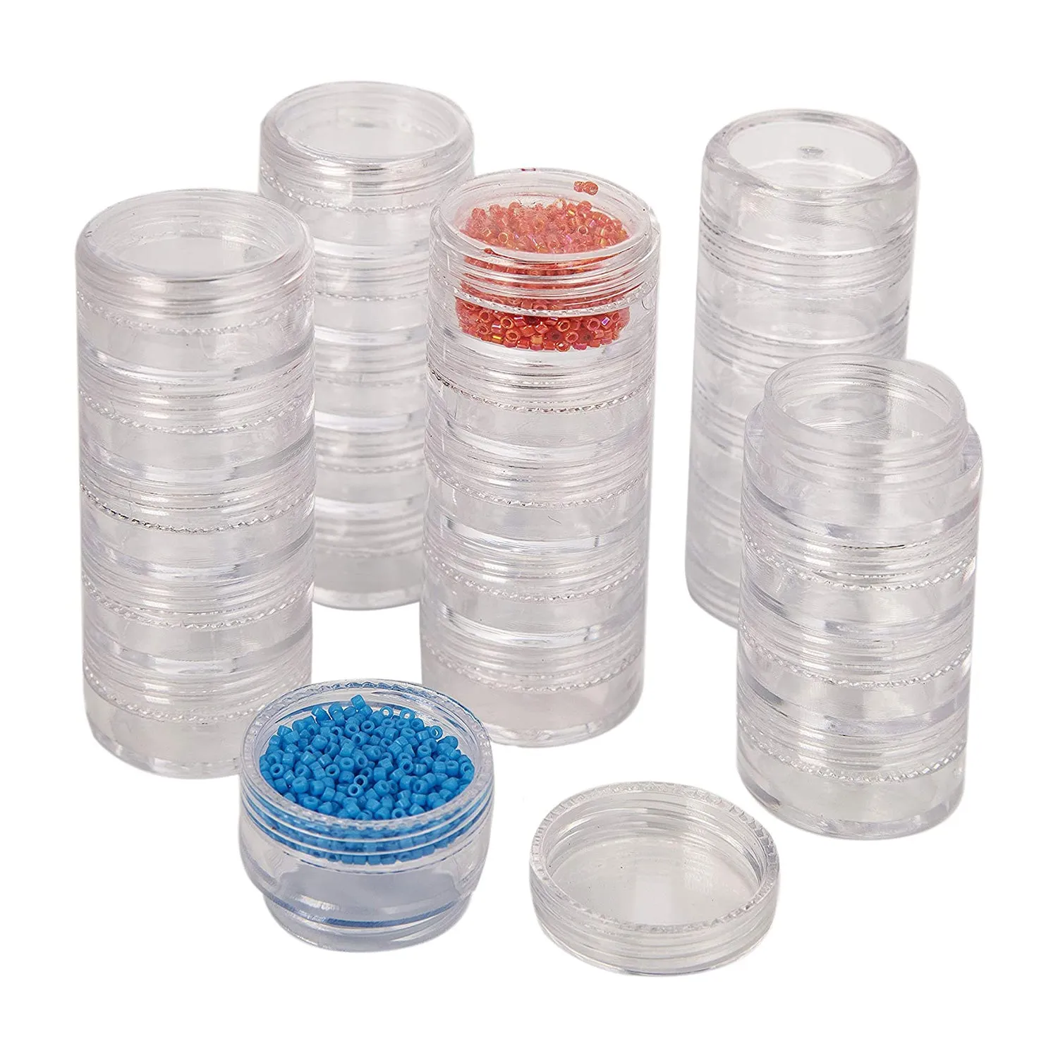 Universal Crafts Bead Storage Container - 25 Small Jars