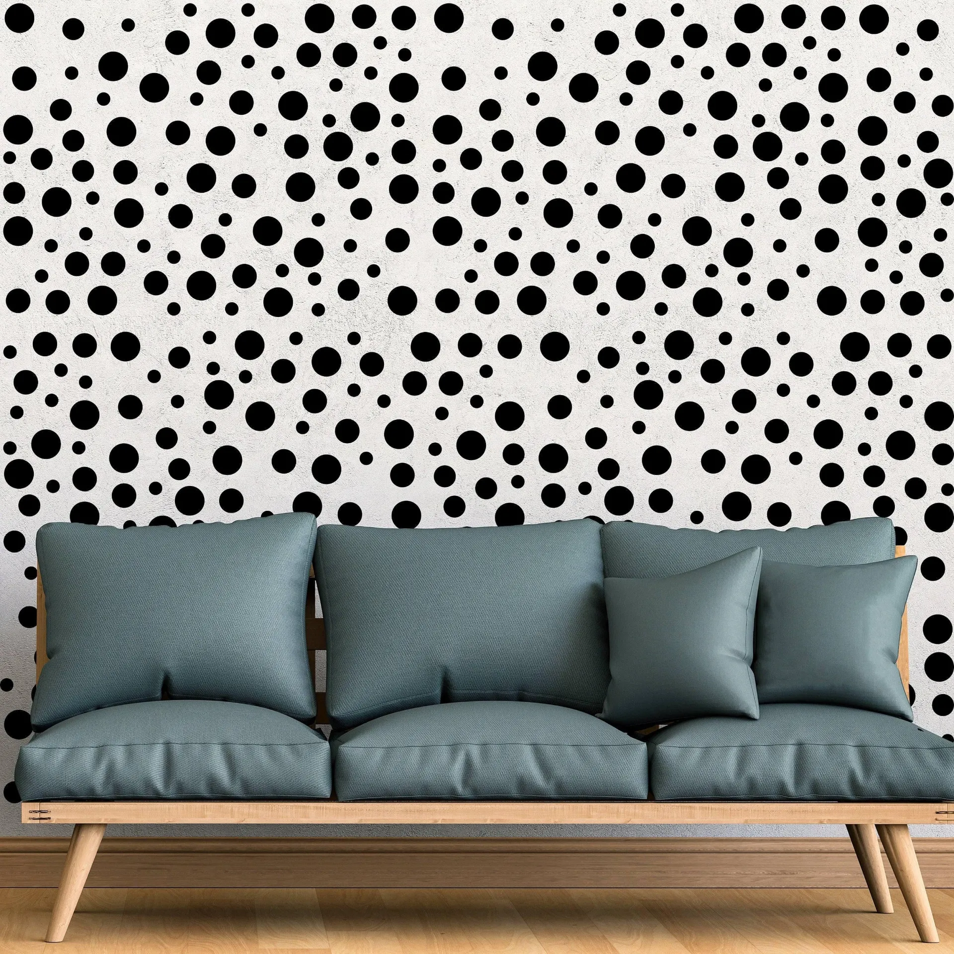 Vinyl Circle Wall Decals - Stylish Whimsical Stickers for Interior Decoration