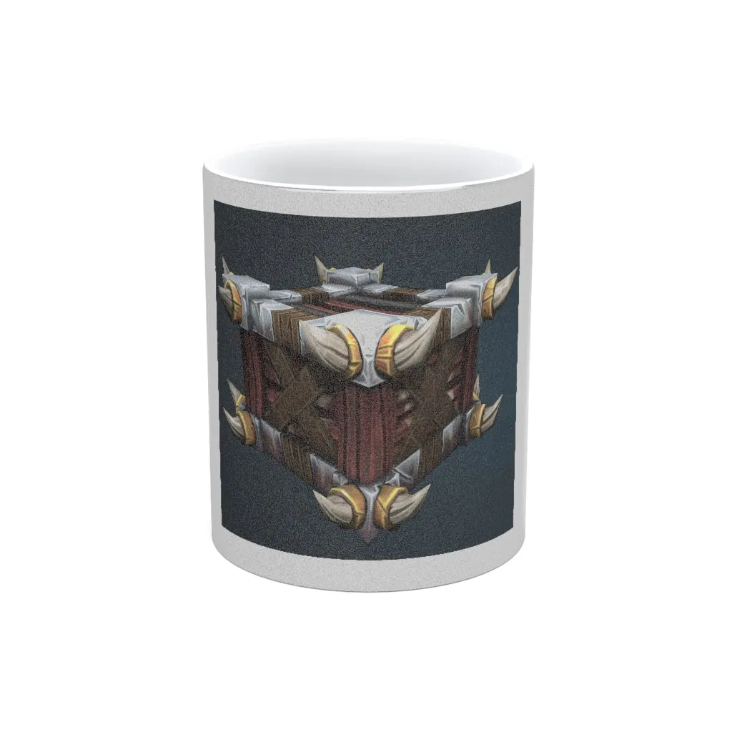 War Raptor Crate Metallic Mug (Silver / Gold)