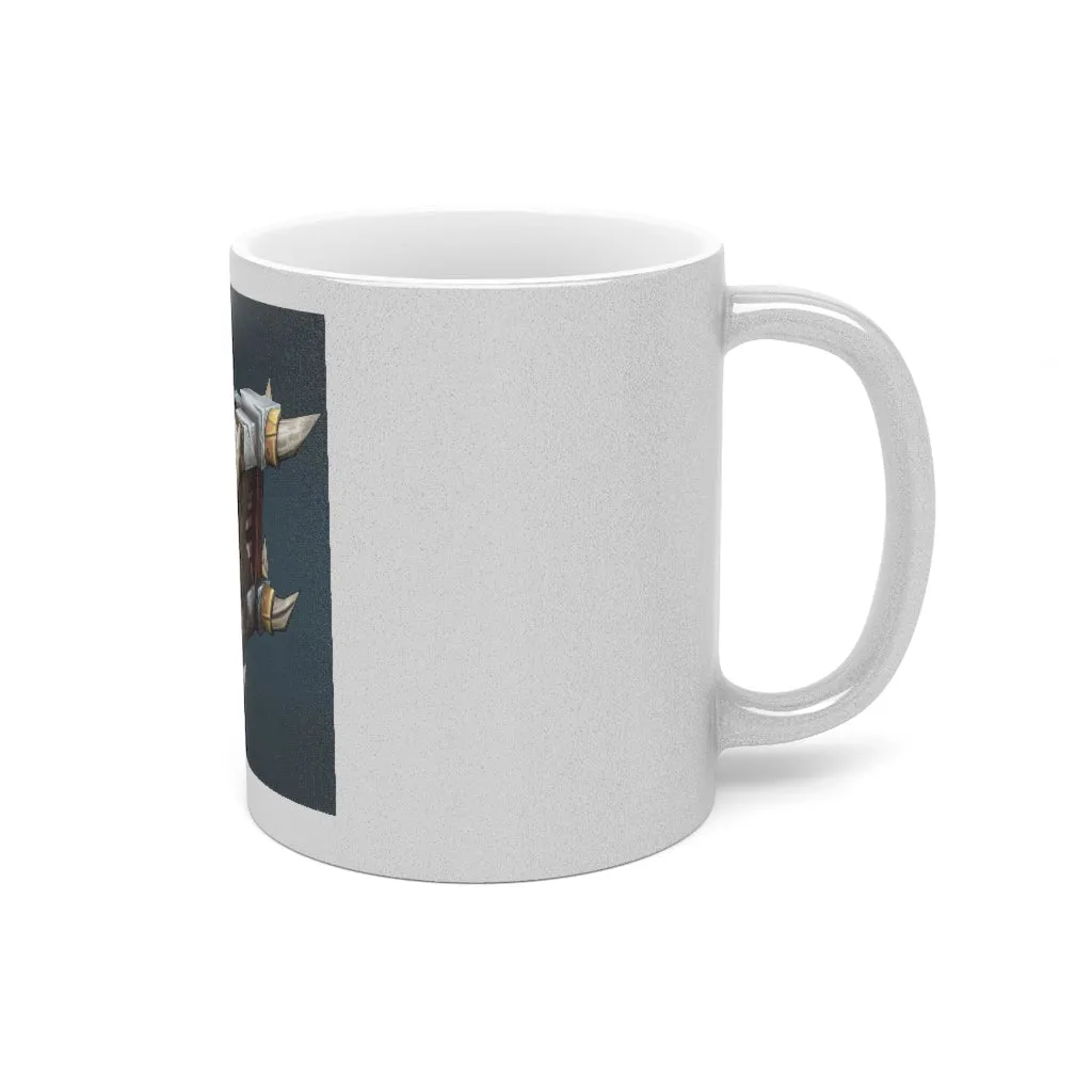 War Raptor Crate Metallic Mug (Silver / Gold)