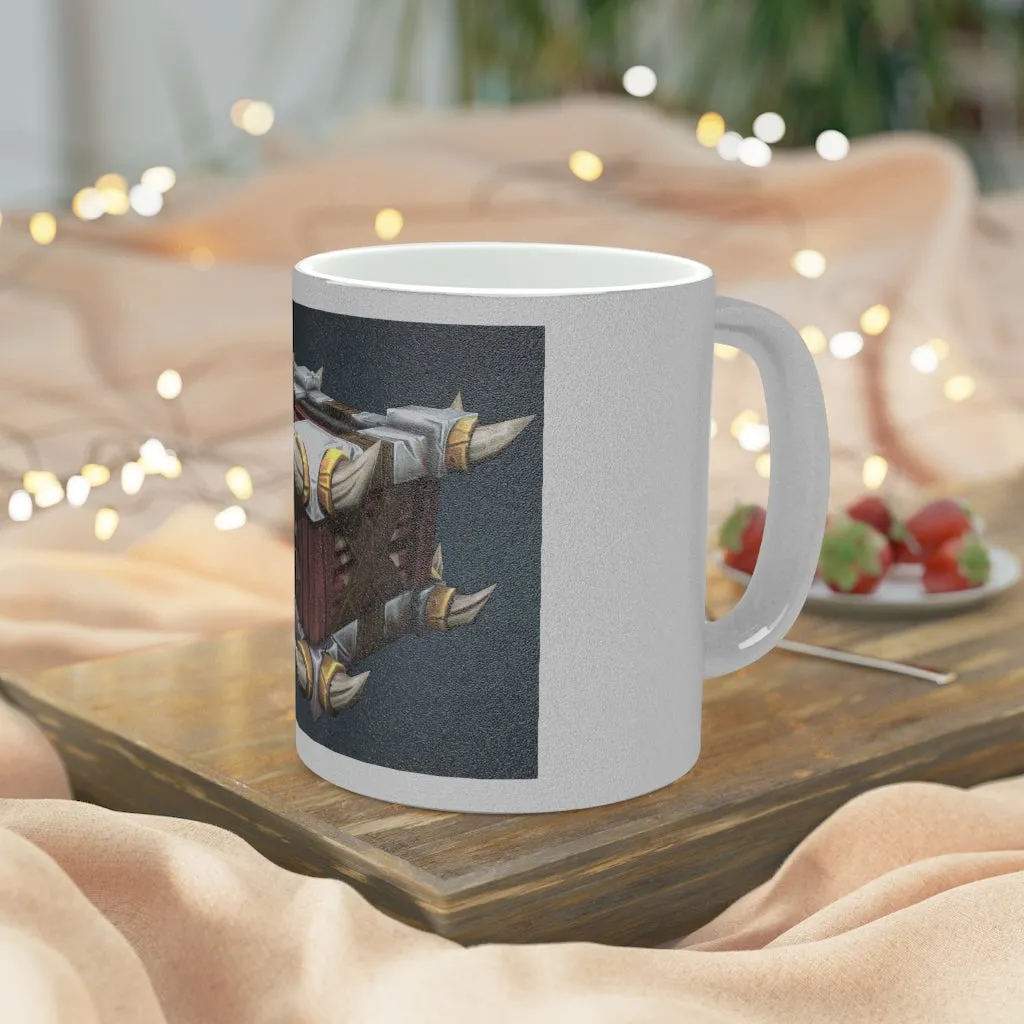 War Raptor Crate Metallic Mug (Silver / Gold)