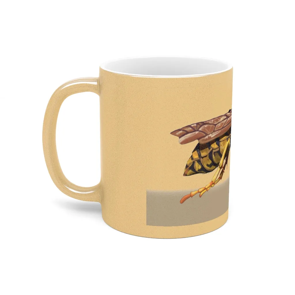 Wasp Metallic Mug (Silver / Gold)