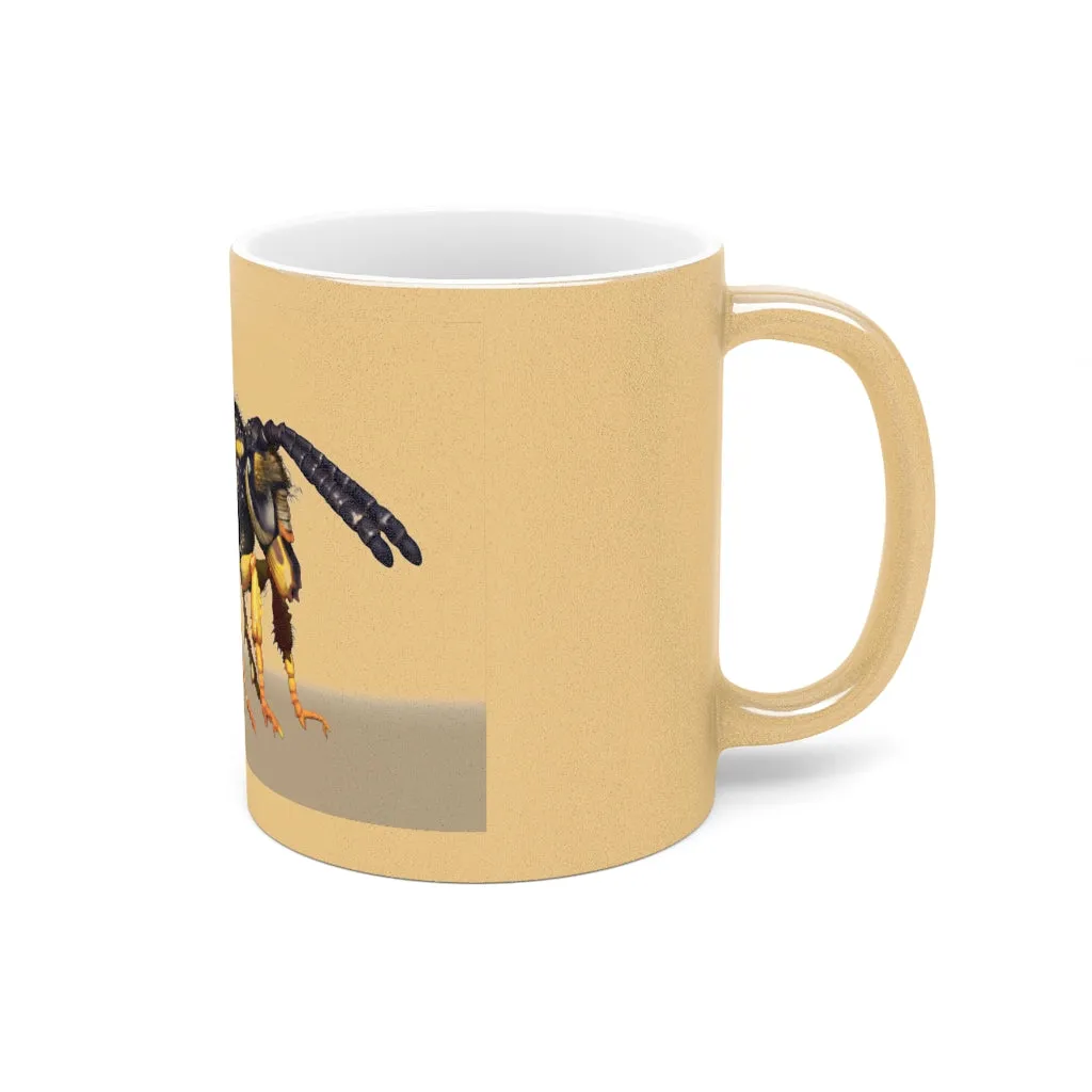 Wasp Metallic Mug (Silver / Gold)