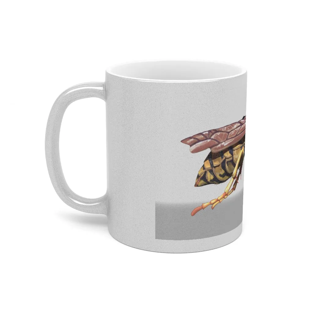 Wasp Metallic Mug (Silver / Gold)