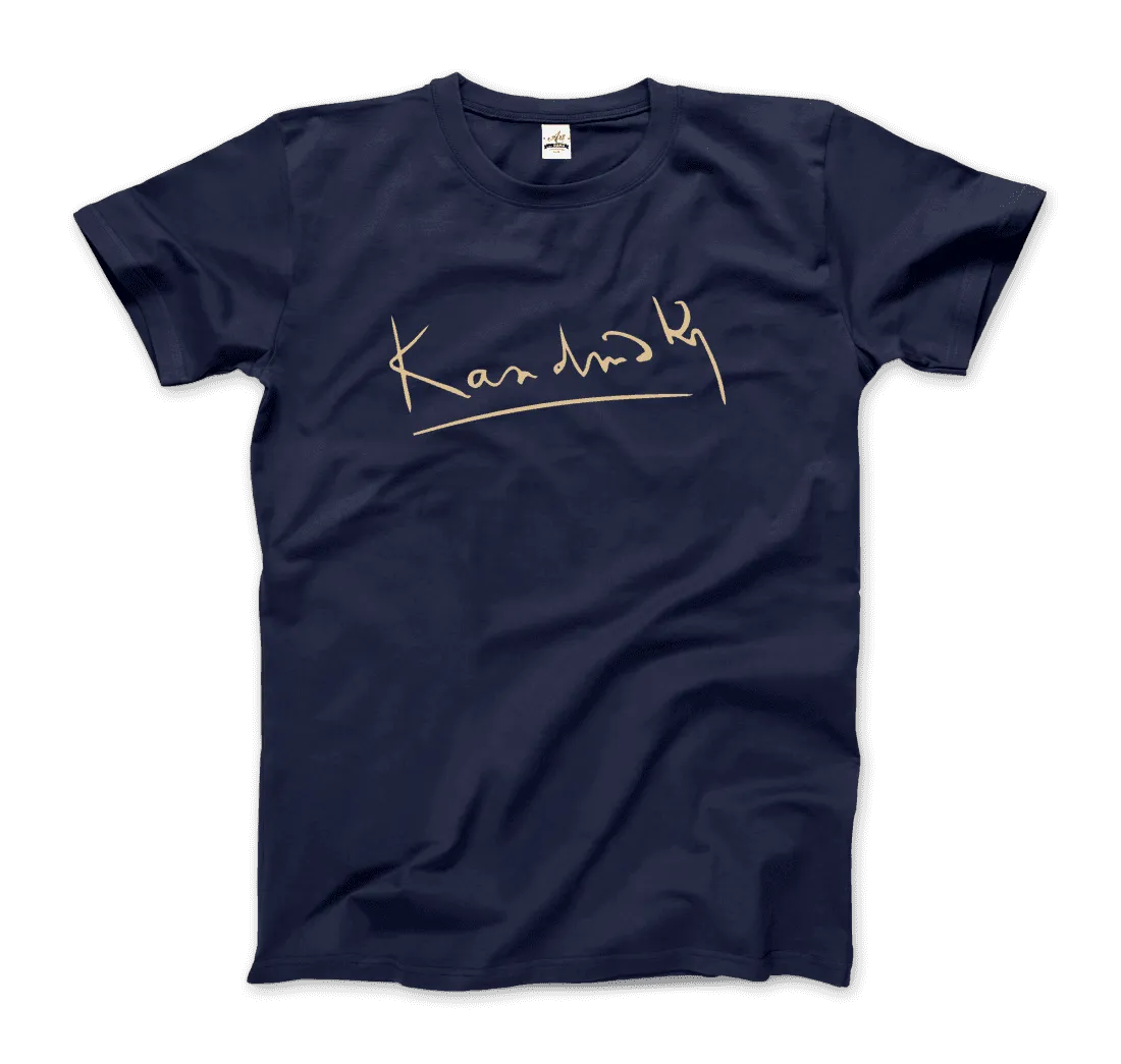 Wassily Kandinsky Signature Art T-Shirt