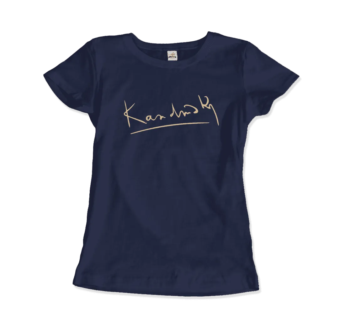 Wassily Kandinsky Signature Art T-Shirt